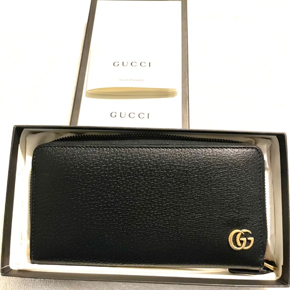 Authentic Gucci GG Marmont leather zip around wallet - Picture 2 of 3
